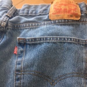 Levi 550 36x30 in excellent condition, blue
